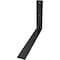 Ekena Millwork Countertop Support Steel Heavy Duty Bracket w/ Gusset, Powder Coated Black 2 1/2"W x 18"D x 12"H BKTM02X18X12CGPBL - alternate 4
